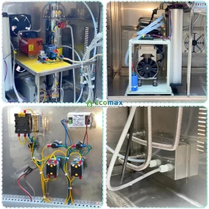 Bên trong của Máy tạo khí Ozone công nghiệp 100g ECO-100S Ecomax