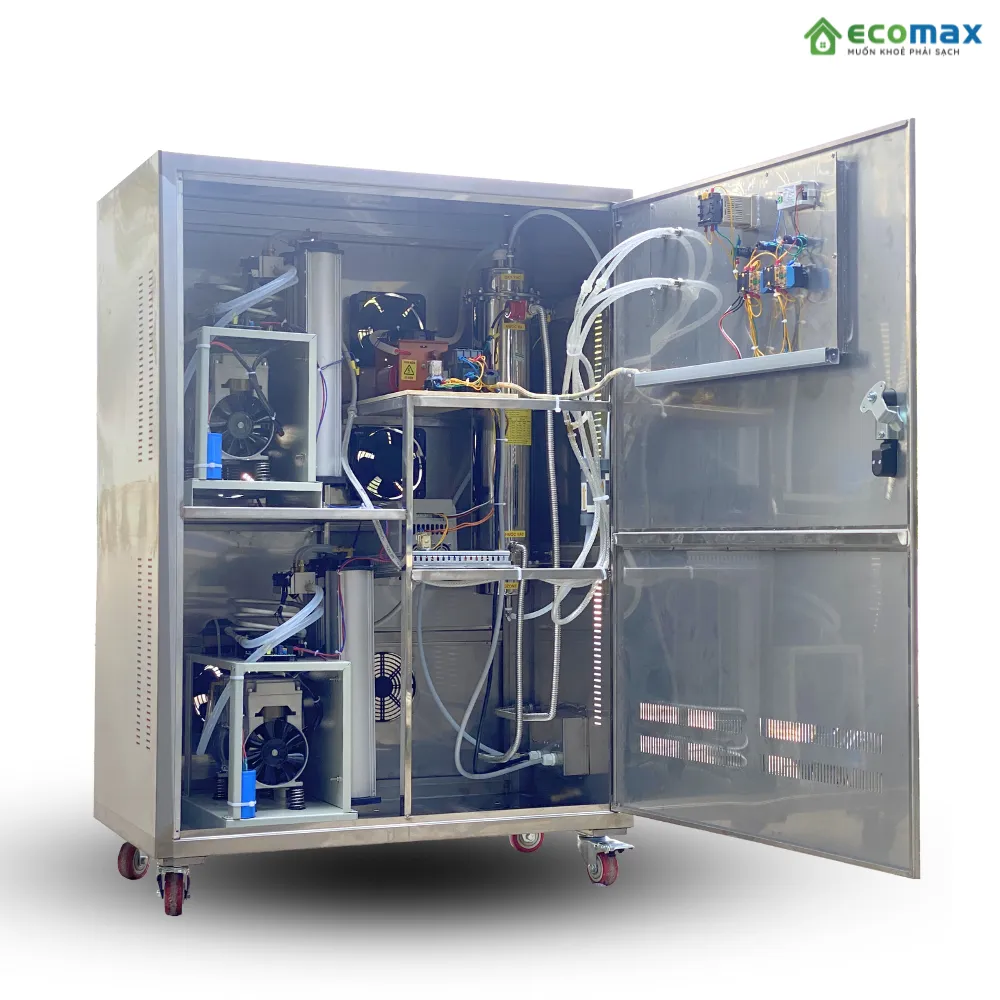 Chi tiết bên trong Máy tạo khí Ozone công nghiệp 100g ECO-100S Ecomax