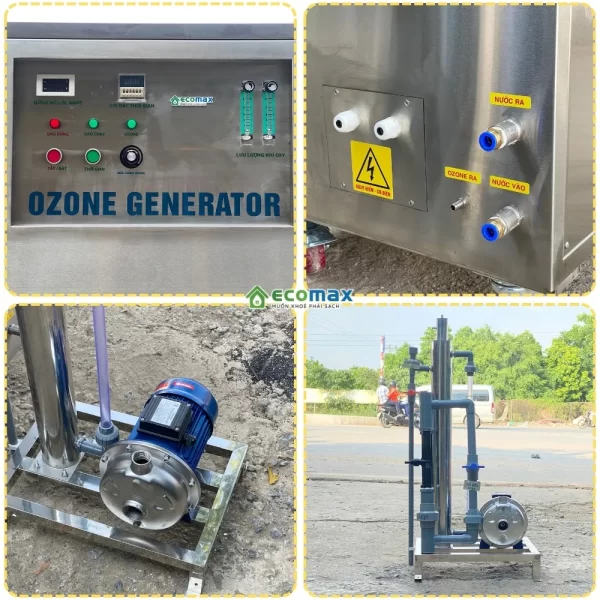 Chi tiết bên ngoài Máy tạo khí Ozone công nghiệp 100g ECO-100S