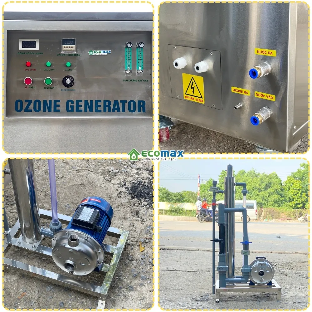 Chi tiết bên ngoài Máy tạo khí Ozone công nghiệp 100g ECO-100S
